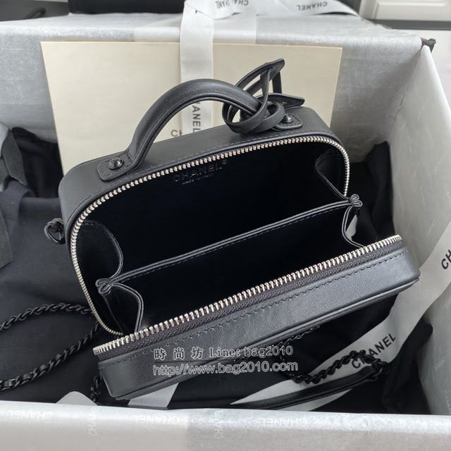 Chanel女包 香奈兒專櫃款手提肩背化妝盒子包 Chanel小號新款化妝包 AS1785  djc4333